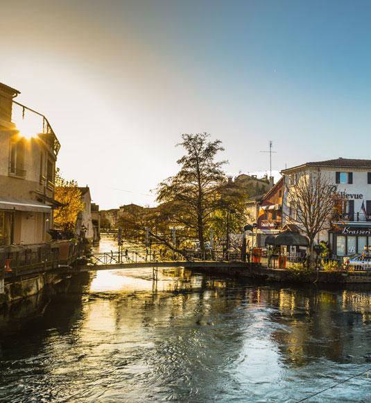 Isle sur la Sorgue - sunset